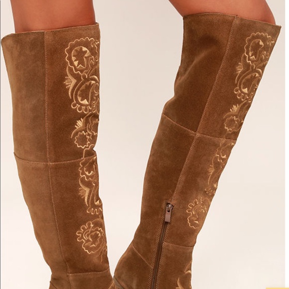 Sbicca acapella tan over the knee boots - Picture 4 of 7